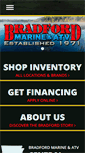 Mobile Screenshot of bradfordmarine.com